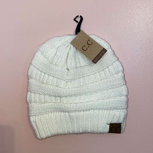 White/Cream C.C Beanie